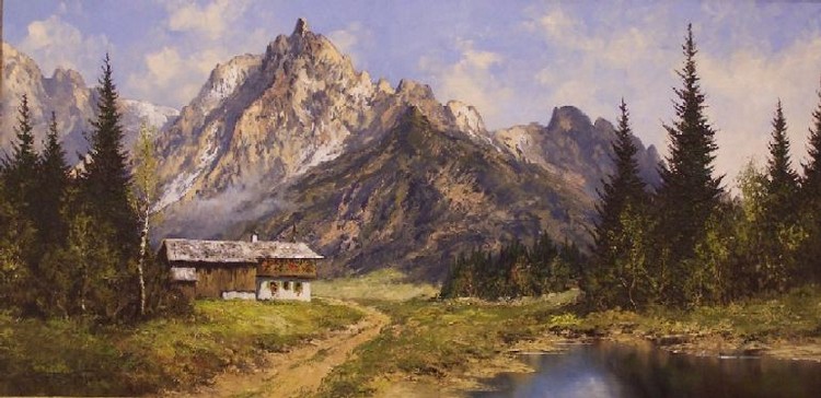 750x364 Kurt Moser Paintings Kurt Mser Artwork For Sale At Online Auction - Moser Painting