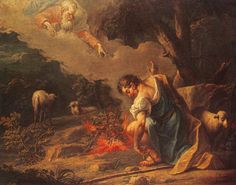 236x185 Moses And The Burning Bush - Moses And The Burning Bush Painting