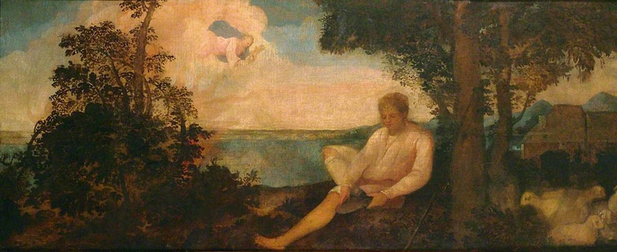 1200x490 Moses And The Burning Bush Art Uk - Moses And The Burning Bush Painting