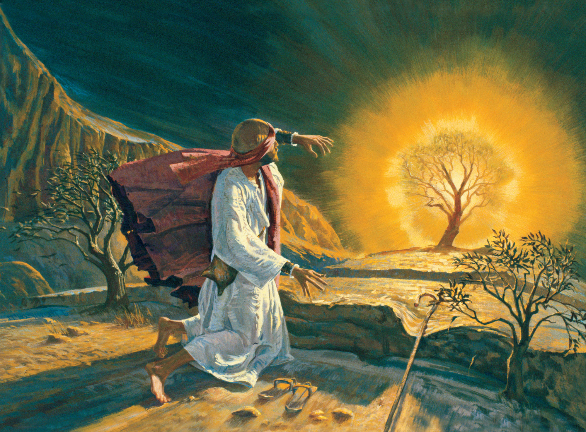 moses-burning-bush-painting-at-paintingvalley-explore-collection