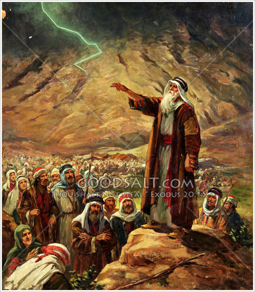 Moses On Mount Sinai Painting at PaintingValley.com | Explore ...