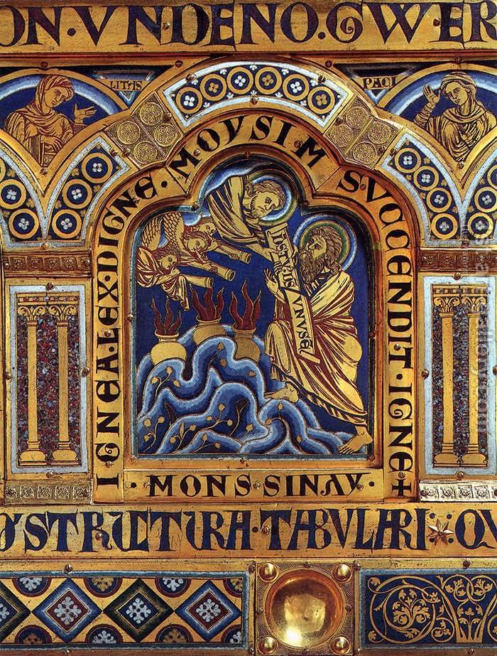 700x923 Moses On Mount Sinai Nicolas Of Verdun Reproduction 1st Art Gallery - Moses On Mount Sinai Painting