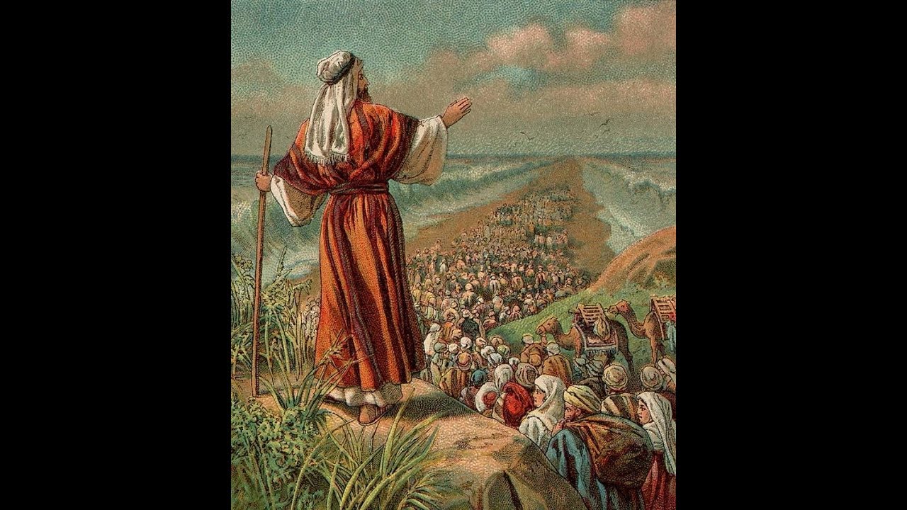 1280x720 Mysteries Of The Bible Moses At Mount Sinai - Moses On Mount Sinai Painting