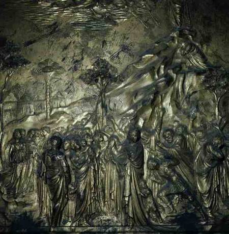 450x459 The Story Of Moses On Mount Sinai, Detai - Moses On Mount Sinai Painting