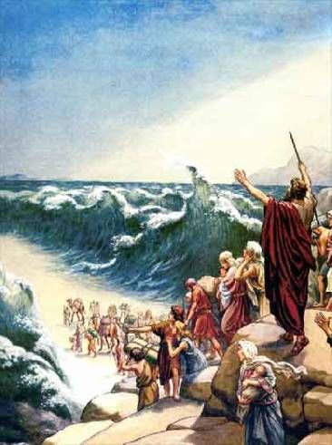 366x491 Slave Red Sea Exodus Hoaxes The Myth Of The Jewish Slaves - Moses Parting The Red Sea Painting