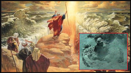 548x308 Moses Was Trapped Between The Mountains And The Red Sea - Moses Red Sea Painting