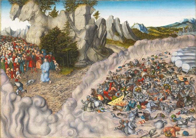 672x473 Why The Haggadah Finds Little Room For Moses - Moses Red Sea Painting