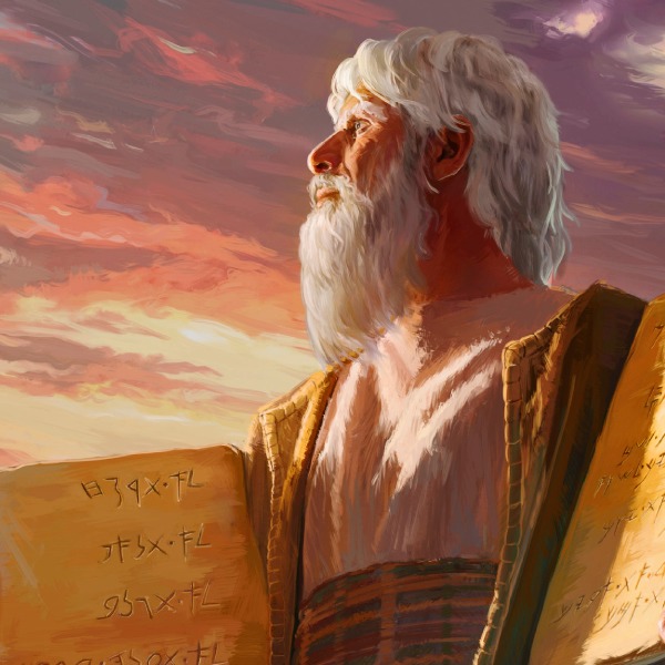 600x600 Should Christians Keep The Sabbath Bible Questions - Moses Ten Commandments Painting