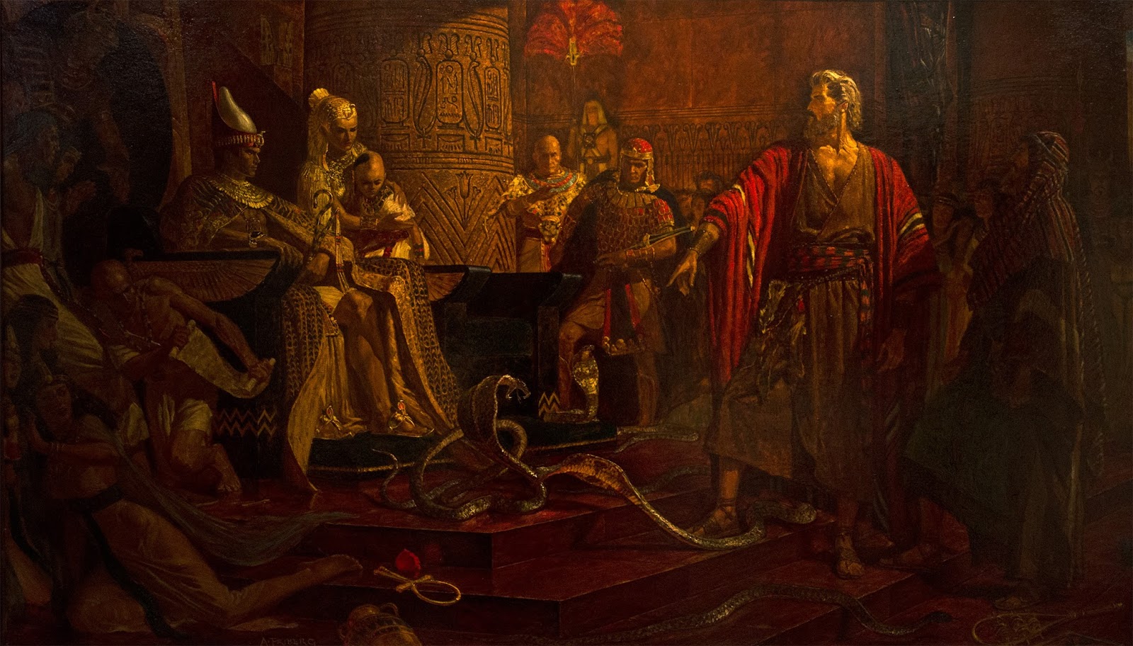 1600x912 Free Submit 1 A Life In Art - Moses Ten Commandments Painting