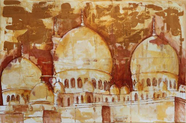 650x431 Grand Mosque - Mosque Painting