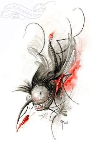 296x450 Oleg Turyanskiy - Mosquito Painting