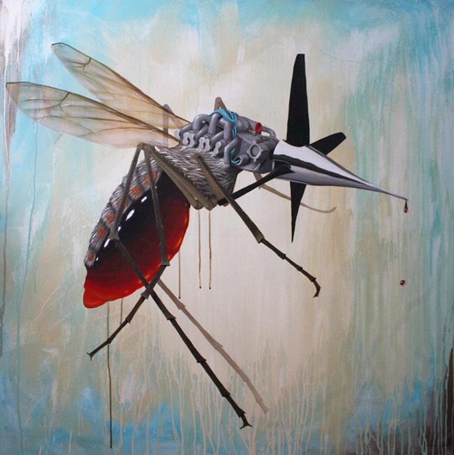 650x651 Robert Bowen - Mosquito Painting