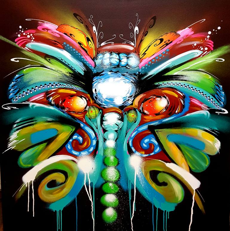 770x775 Saatchi Art Kurbits Mosquito Painting By Benny Halldin - Mosquito Painting