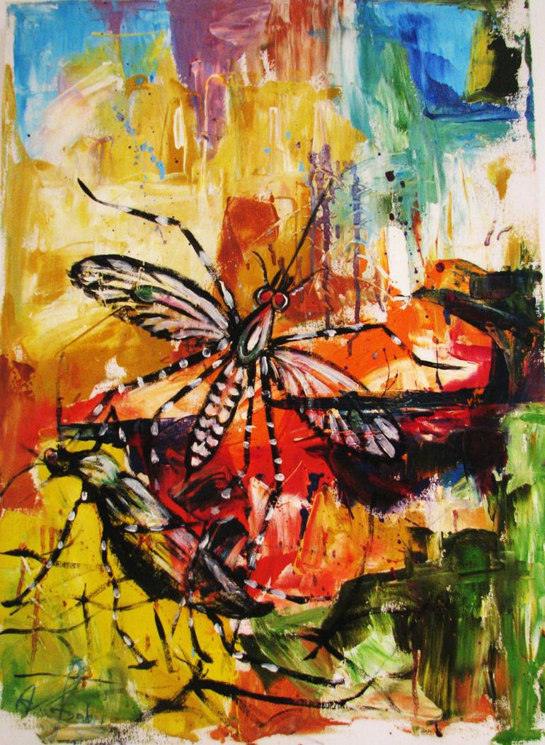 770x1052 Saatchi Art Mosquito Painting By An Ne - Mosquito Painting