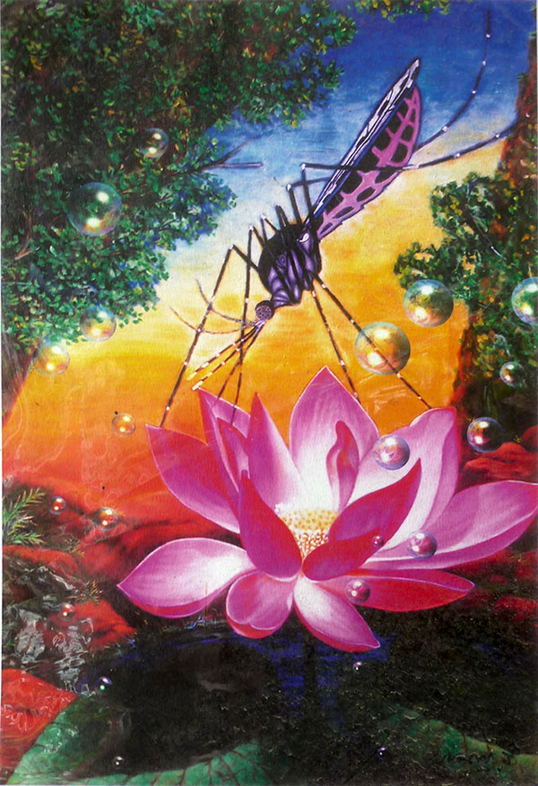 600x877 The Mosquito Painter Art Amp Criticism By Eric Wayne - Mosquito Painting