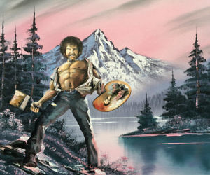 300x250 Bob Ross's Happy Little Blanket - Most Expensive Bob Ross Painting