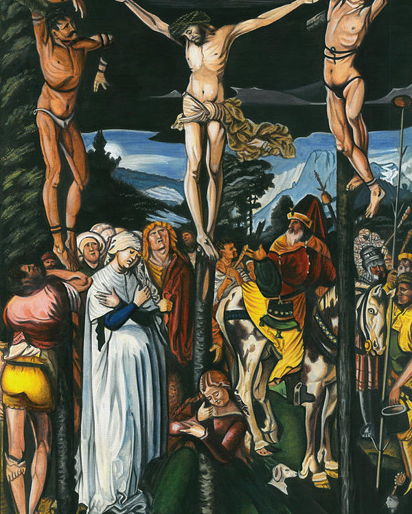 600x749 Jesus' Crucifixion In Art Illustrates One Of The Most Famous - Most Famous Painting Of Jesus