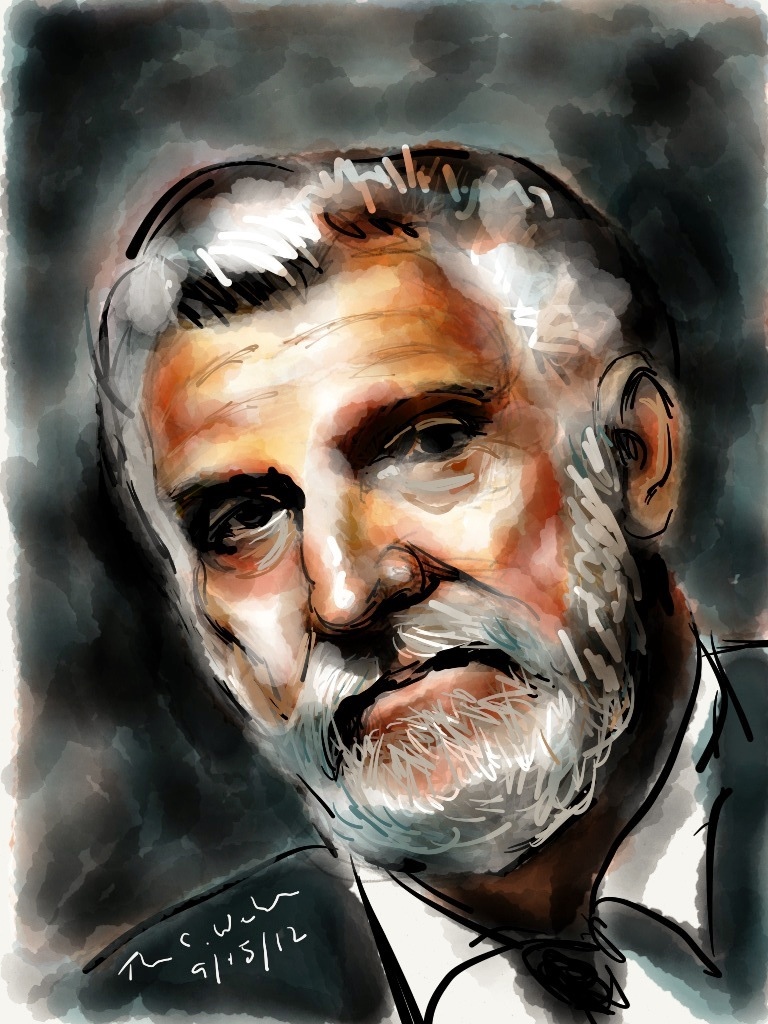 768x1024 Most Interesting Man In The World (From The Advertisement) Tom - Most Interesting Man In The World Painting