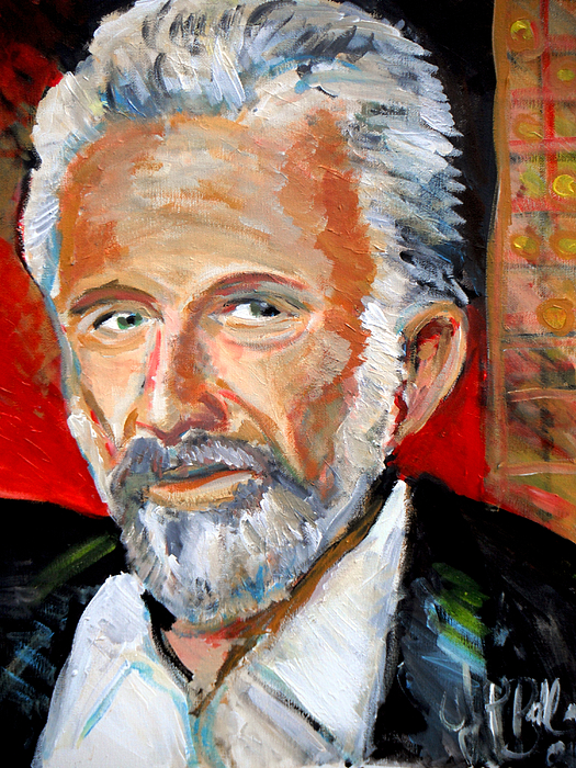 525x700 The Most Interesting Man In The World Painting By Jon Baldwin Art - Most Interesting Man In The World Painting