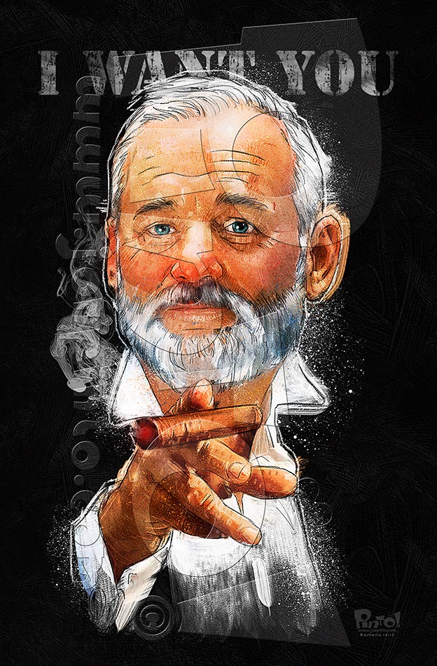 624x950 The Most Interesting Man In The World Is .bill Murray! - Most Interesting Man In The World Painting