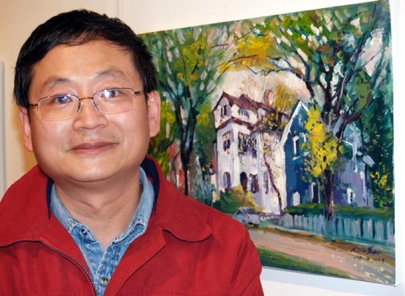804x588 Weiming Zhao Just May Be The Most Interesting Man In The World - Most Interesting Man In The World Painting