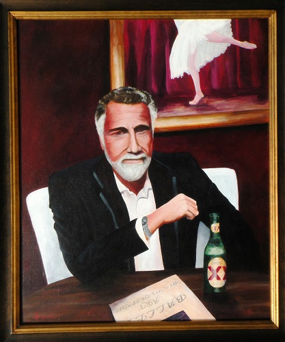 417x500 Tall Painting - Most Interesting Man In The World Painting