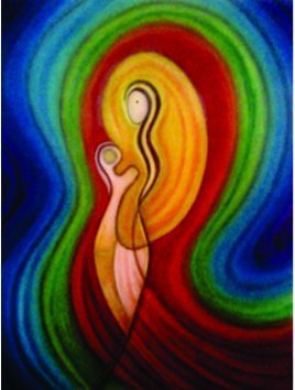 Mother And Child Painting Abstract at PaintingValley.com | Explore ...