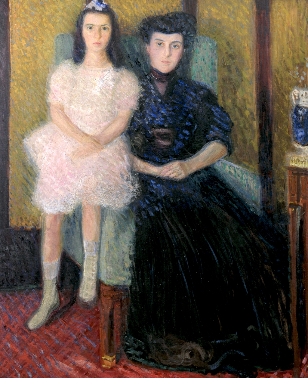 1024x1256 Mother And Daughter Painting Richard Gerstl Oil Paintings - Mother And Daughter Oil Painting