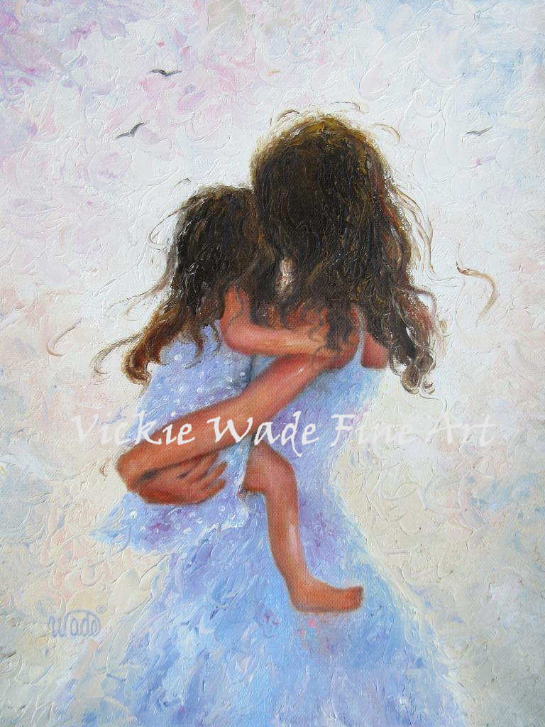 768x1024 Mother And Daughter Paintings Vickie Wade Fine Art - Mother And Daughter Painting