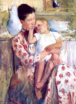 264x360 Mary Cassatt Constructing Modern Woman And Female Space - Mother Bathing Child Painting