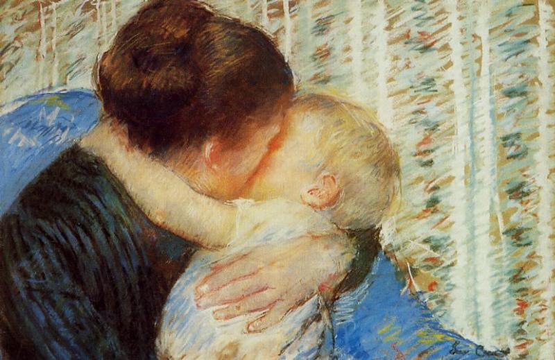 800x519 Mother And Child 1880 Painting Mary Cassatt Oil Paintings - Mother Child Painting