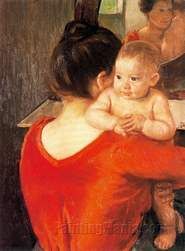 591x800 Mother And Child 1900 - Mother Child Painting