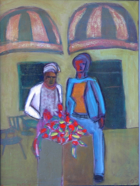 481x640 Marc Awodey Artwork Mother Daughter Original Painting Other - Mother Daughter Painting