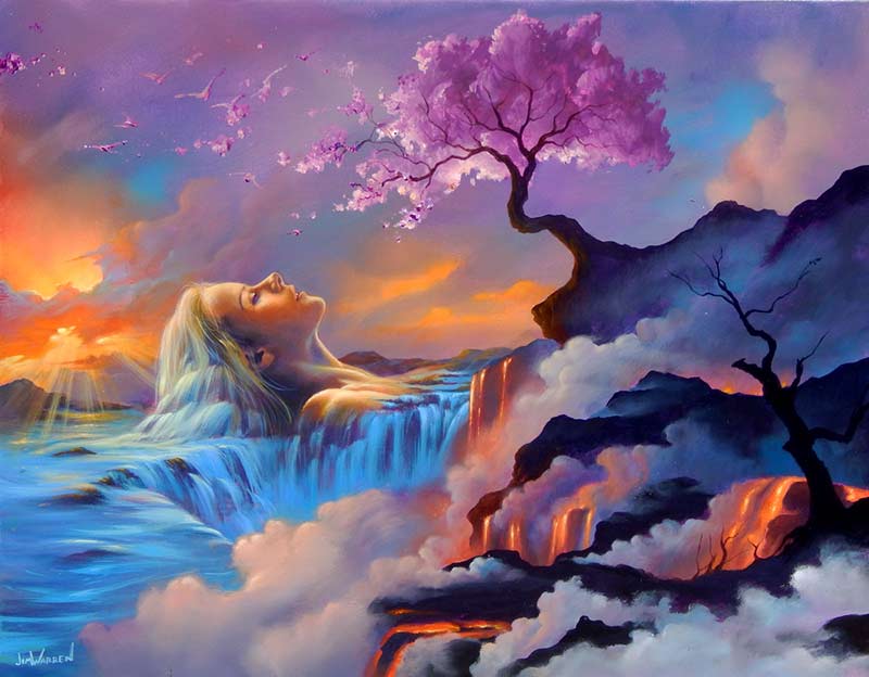 800x624 New Dawn Of Mother Earth - Mother Earth Painting