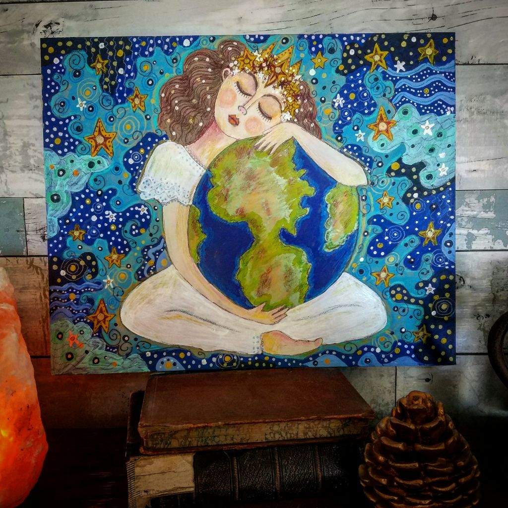 1024x1024 Mother Earth Art Amino - Mother Earth Painting