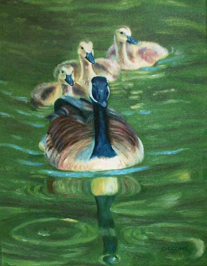 699x900 Mother Goose Painting By Jill Ciccone Pike - Mother Goose Painting