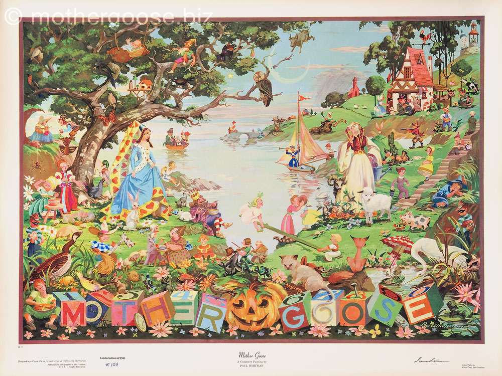 1000x750 Mother Goose Prints - Mother Goose Painting