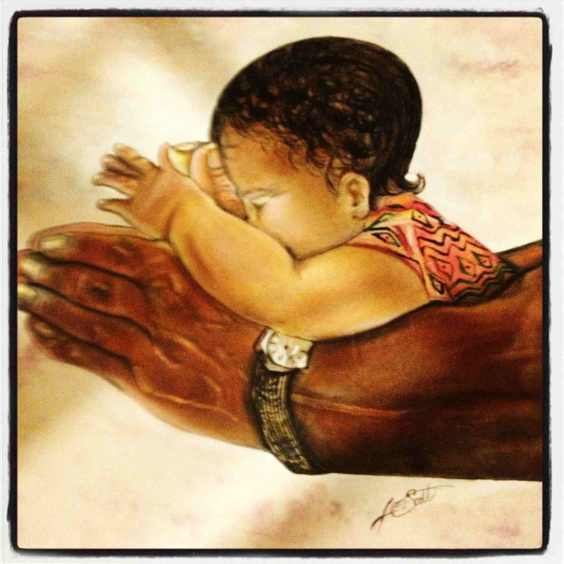 1899x1899 Rhcom Black African American Paintings Mother And Child - Mother Holding Baby Painting