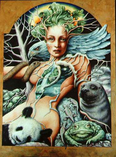 370x500 Mother Nature - Mother Nature Painting