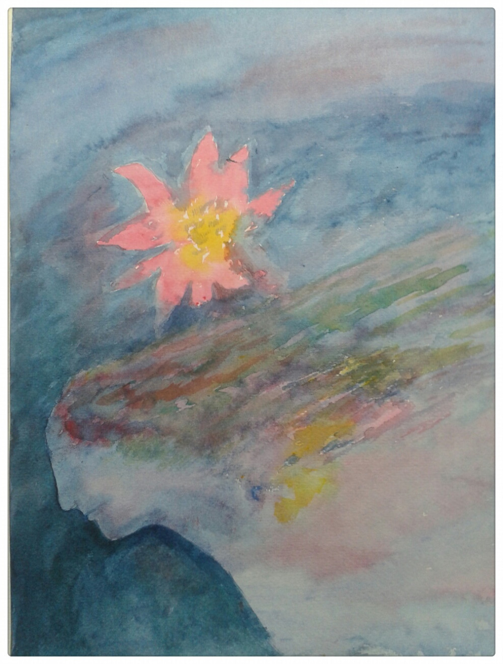 1000x1319 Mother Nature, Painting By Ram Joshi Abstract Artwork - Mother Nature Painting