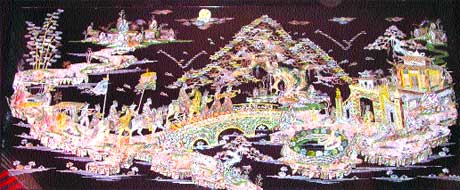 460x190 Pearl Inlay Craft Shimmers For Centuries - Mother Of Pearl Painting