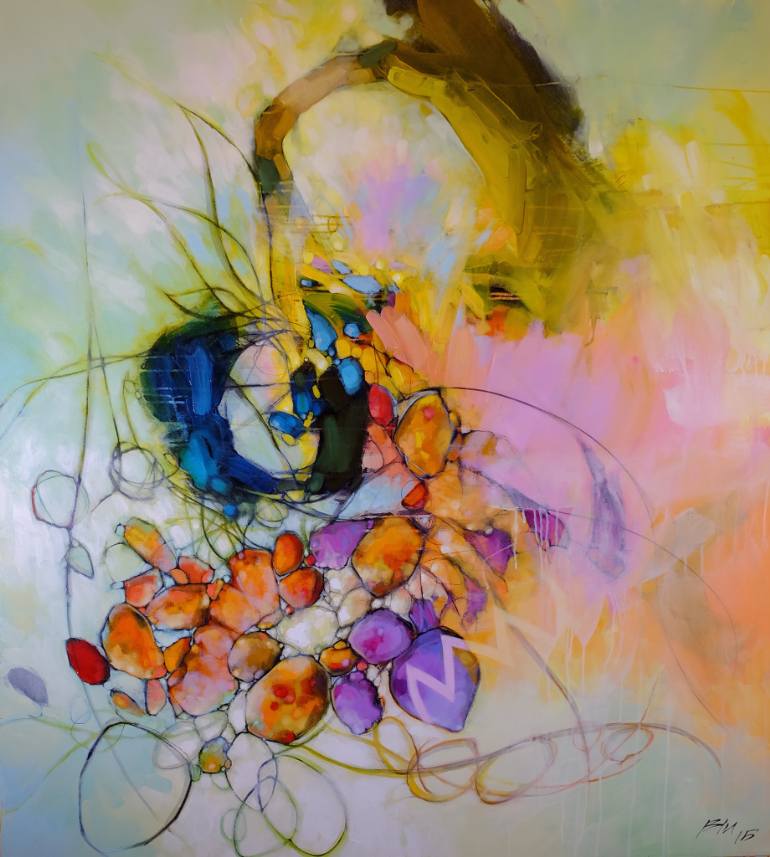 770x857 Saatchi Art Mother Of Pearl Painting By Blu Smith - Mother Of Pearl Painting