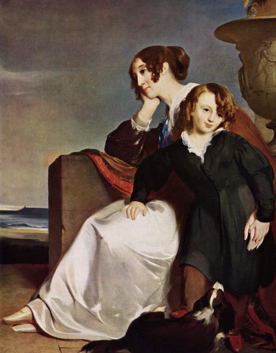 548x700 Mother And Son, 1840 - Mother Painting Images