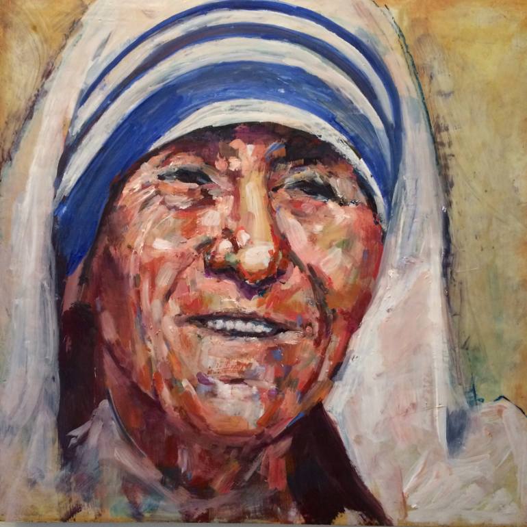 Mother Teresa Painting At Paintingvalley.com 