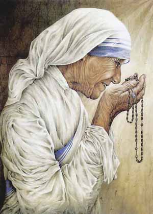 300x419 Top Art - Mother Teresa Painting