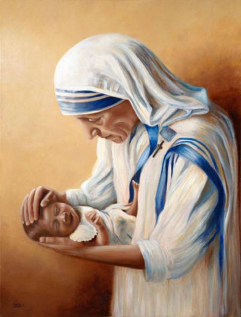 Mother Teresa Painting At PaintingValley.com | Explore Collection Of ...