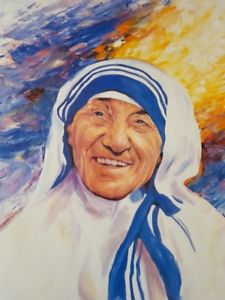 Mother Teresa Painting at PaintingValley.com | Explore collection of ...