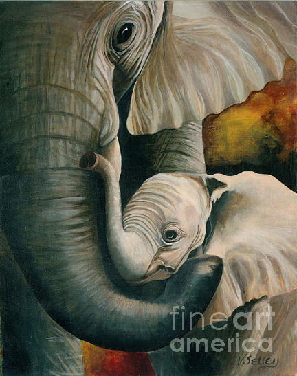 432x547 Mother's Day Painting By Virginia Selley - Mothers Day Painting