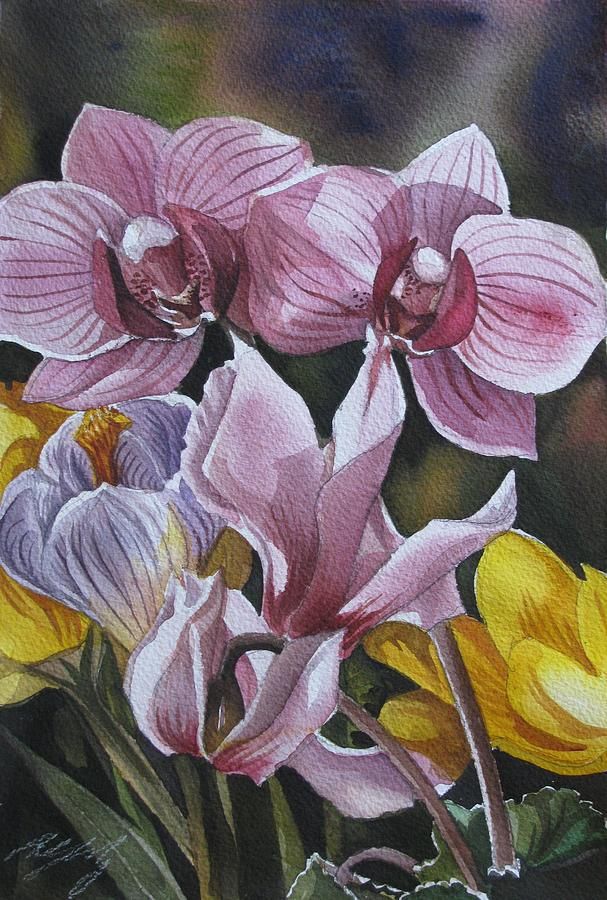 607x900 Mothers' Day Painting Painting By Alfred Ng - Mothers Day Painting