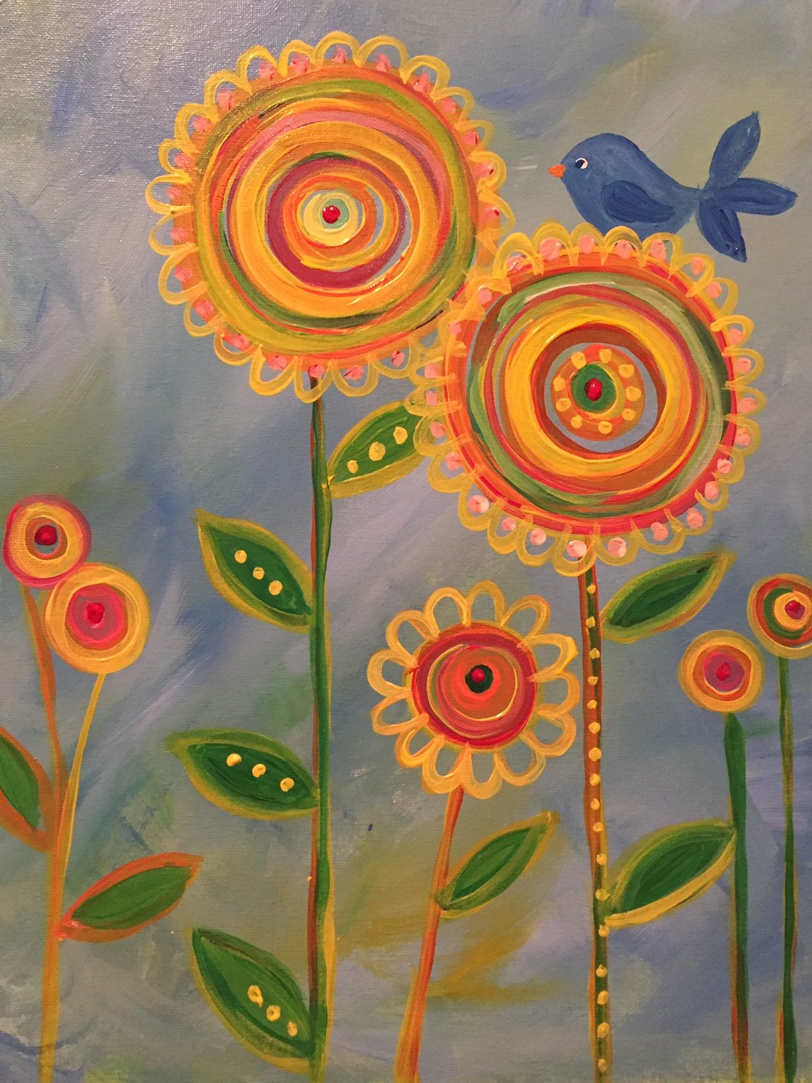 1150x1534 Poinciana Villages Mothers Day Paint Party Let's Gogh Art - Mothers Day Painting